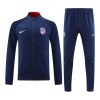 Atlético Madrid Navy Version Trainingsanzüge Suit 2023-24 Für Herren